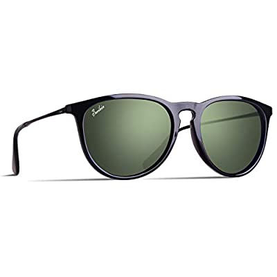 Berikin サングラス 超軽量19g 偏光 レンズ メンズ レディース エリカ UV400 紫外線カット uvカット sunglass for women ブラック グリーン