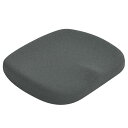 座布団 クッション 低反発+高反発 椅子 クッション 大きめ ざぶとん 45×42cm 2層構造 人間工学 体圧分散 ゲーミングチェア デスクチェア オフィスチェア クッション カバー洗える ダークグレー