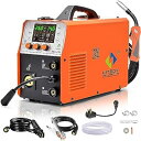 HITBOX MIG 溶接機 100v 半自動 溶接機 200A 100V&200V 兼用 アルミ溶接できる 手棒溶接 ノンガス・ガス・ミクスガス リフトTIG...