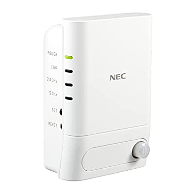 NEC Aterm Wi-Fi中継機 コンセント直挿し 人感センサー付き ライト点灯 Wi-Fi 5(11ac)2ストリーム対応 W1200EX-MS