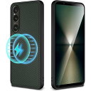 Xperia 1 VI ケース MagSafe対応 耐衝撃 エクスペリア 1 vi SO-51E / SOG13 カバー ワイヤレス充電対応 Xperia1VI スマホケース PC 薄型 軽量 擦り傷防止 落下防止 ストラップホール付き (インクグリ