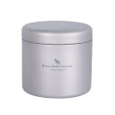 純チタン 茶筒 キャニスター コーヒー&ティー キャニスター 保存容器 遮光 保存缶 軽量 アウトドア 旅行 キャンプ 家庭用 (80ml-Ti3208D)