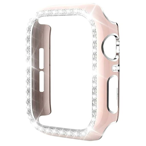 対応Apple Watch4/5/6/SE/SE2 保護ケース 44mm アップルウォッチ 4 専用カバー 傷防止 ラインストーン お洒落 キラキラ 超簿軽量 装着簡単 PC材質 Apple Watch 6 SE/SE2 保護バンパー(44mm|縁: 対応Apple Watch4/5/6/SE/SE2 保護ケース 44mm アップルウォッチ 4 専用カバー 傷防止 ラインストーン お洒落 キラキラ 超簿軽量 装着簡単 PC材質 Apple Watch 6 SE/SE2 保護バンパー(44mm|縁: