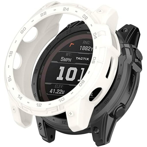 対応Garmin Enduro 2/Garmin Tactix 7 ケース TPU材質 ソフト 防衝撃 軽量 薄型 ガーミン Enduro 2 カバー 落下防止 完璧対応 Enduro 2保護カバー バンパー(ホワイト) 対応Garmin Enduro 2/Garmin Tactix 7 ケース TPU材質 ソフト 防衝撃 軽量 薄型 ガーミン Enduro 2 カバー 落下防止 完璧対応 Enduro 2保護カバー バンパー(ホワイト)
