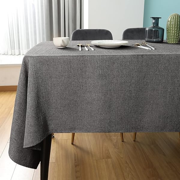テーブルクロス 食卓マット 防水 無地 テーブルカバー 丸洗い可 長方形テーブルカバー 145x215cm