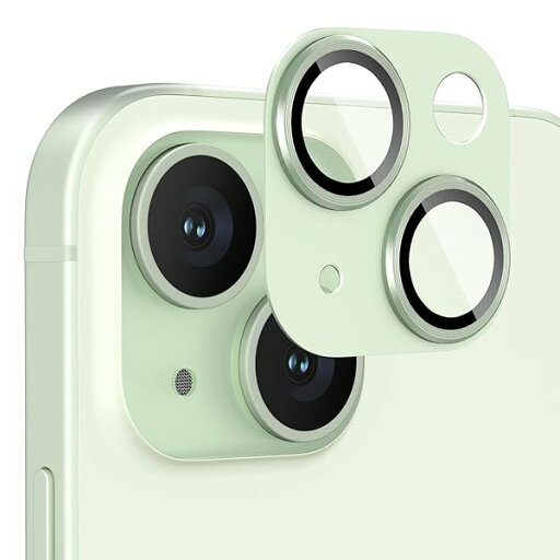 レンズカバー iPhone 15 /15 Plus用 カメラフィルム アルミ合金製 9H強化ガラス 傷防止 レンズ保護 耐衝撃 アイフォン15 /15 プラス 用 カメラ保護 高透過率 黒縁取り 露出オーバー防止 カメラレンズプロテクター グリーン レンズカバー iPhone 15 /15 Plus用 カメラフィルム アルミ合金製 9H強化ガラス 傷防止 レンズ保護 耐衝撃 アイフォン15 /15 プラス 用 カメラ保護 高透過率 黒縁取り 露出オーバー防止 カメラレンズプロテクター グリーン