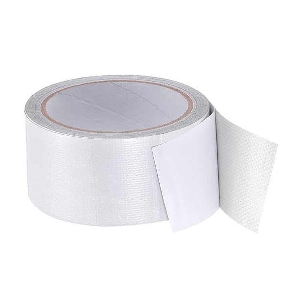 オーニング修理テープ 8m x 5cm 防水キャンバステープ 高粘着性 裂け修理パッチキット PVCターポリン ..