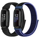 時計バンド Fitbit Inspire 3/Inspire 2/Inspire HR/Inspire/Fitbit Ace 3/Ace 2 ナイロン スポーツ...