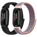 時計バンド Fitbit Inspire 3/Inspire 2/Inspire HR/Inspire/Fitbit Ace 3/Ace 2 ナイロン スポーツ...