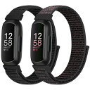 時計バンド Fitbit Inspire 3/Inspire 2/Inspire HR/Inspire/Fitbit Ace 3/Ace 2 ナイロン スポーツ...