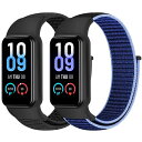 ナイロンバンド Amazfit Band 7 ストラップのみに対応 調節可能で快適なナイロンスポーツ交換用ストラップ レディース メンズ 通気性リストバンド A...