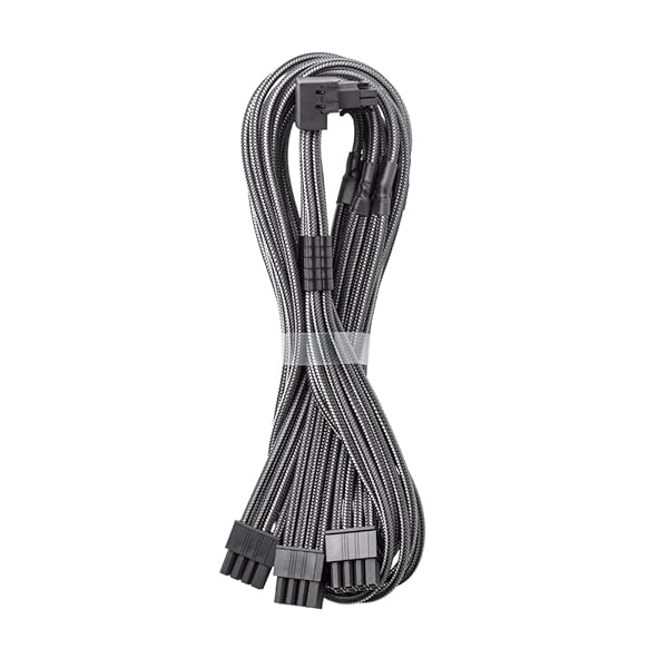 C-Series Pro ModMesh Sleeved 12VHPWR 90° StealthSense PCI-e Cable for Corsair - Variant B (Carbon, 16-pin to Triple 8-pin, 60