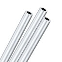 3パック 300mm 6063 アルミ丸管 内径12mm 外径20mm シームレスアルミチューブ 建設/機械加工/DIYクラフト用 金属ストレートパイプ [0....