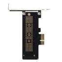 ロープロファイルPCI-E3.0x1レーンからM.2NGFF M-Key SSD Nvme AHCI PCIExpressアダプターカード(2)