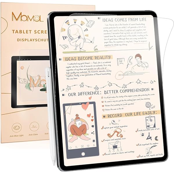 【2枚セット】ペーパーライクフィルム iPad Air 10.9 / iPad Pro 11 インチ (2022/ 2021/2020 / 2018) 用 iPad Air5 iPad Air4 保護フィルム 紙のような描き心地 なめらか 反射低減