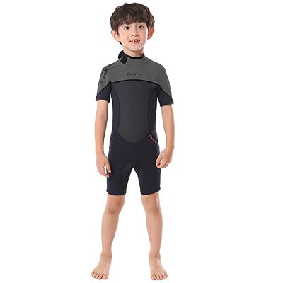 MORGEN SKY ウェットスーツ キッズ スプリング 水着 保温 保護 男の子 女の子 2.5mmネオプレン サーフ..