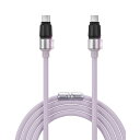 Phantom USB-C & USB-C ケーブル 絡まないケーブル USB PD対応 シリコン素材採用 柔らかいケーブル 240W Galaxy iPad Pro MacBook Pro/Air 各種対応 1.2m(パーブル)