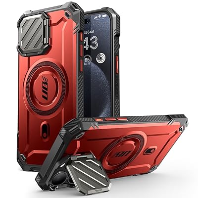 SUPCASE iPhone 15 Pro Max P[X 6.7C` 2023 SʃJo[ MagSafeΉ JYی 360Kی X^h@\ ČRMILKi擾 Ռz lp AEghAp UBMagXTV[Y