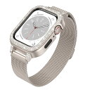 for Apple Watch 用バンド ケース一体型45mm/44mm/41mm/40mm アップルウォッチ 用交換ベルト Series 9/SE/8/7/6...