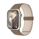 for AppleWatchバンドマグネットシリコン49/46/45/44/42/41/40mm アップルウォッチベルトSeriesUltra2/Ultra/10/9/8/7/6/SE/SE2/5/4 (ブラウン/茶色、49mm/46/45mm/44