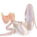 バレエシューズ バレエトウシューズ バレエ靴 レディース バレエダンスシューズ 女性 サテントウシューズ 女の子 プロフェッショナル靴 初心者 練習用 ジャズシ...