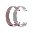 Xiaomi Smart Band 8交換用ベルト 2個 ステンレス 磁気吸着 シャオミ スマートウォッチ 8用ベルト 金属 シャオミBand 8替えベルト シ...