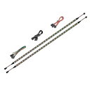 LED RGB PC LEDテープライト 個別にアドレス指定可能 5V 3ピン RGBスプリッターケーブル付き 2x50CM LEDライトストリップ PCコンピューターケース用 Asus Aura、Gigabyte RGB Fusion、MSI My