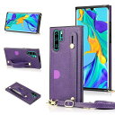 Huawei P30 Pro/HW-02L 対応 Huawei P30 Pro スマホ ケース Huawei P30 Pro 肩掛け 首かけ 斜めがけ ショルダー ケースHuawei P30 Pro 財布型 ケース Huawei P30 Pro スマ