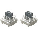 Gateronイエロープロスイッチ3ピンプレ潤滑RGBイエローレッドブラウン互換MXメカニカルキーボード(72個シルバー)(2)