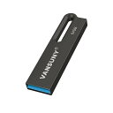 USBメモリ 64GB USB3.2 Gen1 最大読出速度120MB/s 高速 金属製 防水 USBメモリー64ギガ 大容量 Windows PCに対応(黒)