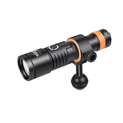 ORCATORCH D530V ダイビングライト 最大1200ルーメン 120度ワイドビーム角 水中懐中電灯 水中ライト 水中150メートル ビデオライト