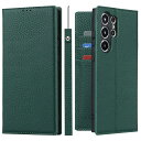 For Galaxy S23 Ultra ケース手帳型 SC-52D SCG20 ケース 牛革製品 本革レザー 財布型カバー Samsung S23ultra 5G カード収納 スタンド機能 内蔵マグネット 手作り柔らかい サムスン ギャラクシーS