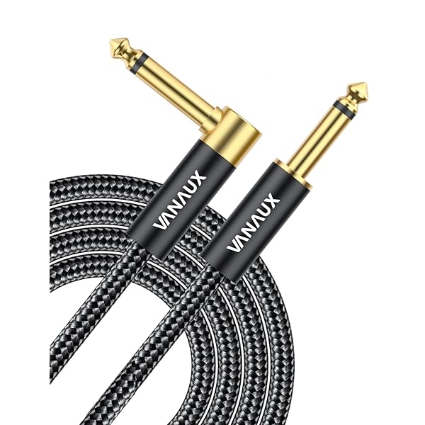 ギター ケーブル 6.35mmシールドケーブル ギターシール TS ステレオプラグ モノラル 楽器・音響機器ケーブルエレクトリックギター、ベース、ミキサー、キーボード、電子ドラムに対応(S-L, 1.5M)