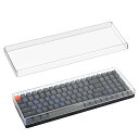 キーボード ダストカバー 透明アクリル キーパッドカバー Keychron K4、RK Royal KLUDGE RK100、Nuphy Air96 V2、LOFREE Flow ロープロファイル メカニカルキーボード 100 キーに対応