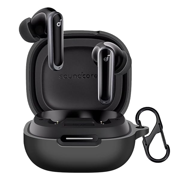 Anker Soundcore P40I 用 ケース カバー シリコン保護ケース充電便利 全面保護紛失防止滑り止め 軽量キ..