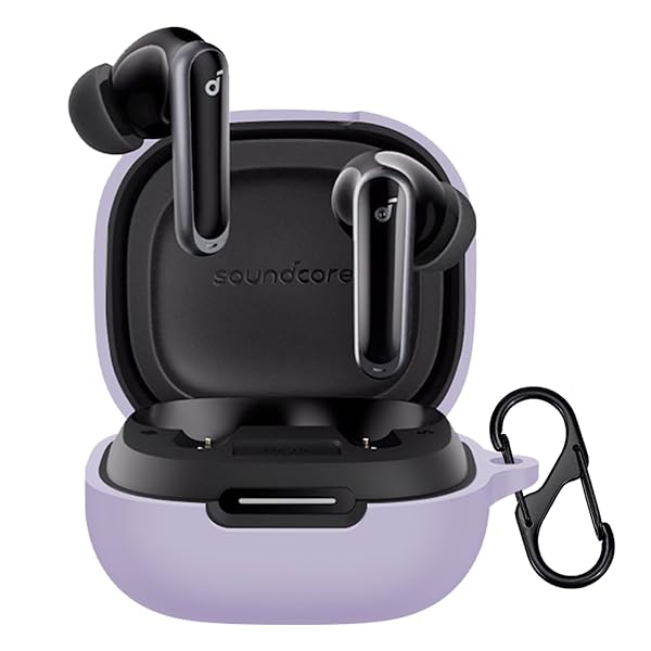 Anker Soundcore P40I 用 ケース カバー シリコン保護ケース充電便利 全面保護紛失防止滑り止め 軽量キ..