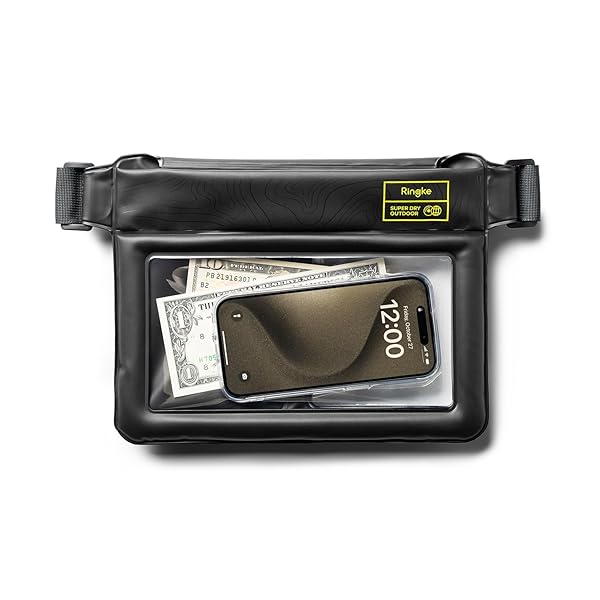 WATERPROOF SLING BAG 防水ケース 長さ調節可能 TPU IPX8 水中撮影 耐水 顔認証 海 お風呂 水に浮く 首..