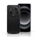 For Xiaomi 14 Ultra ケース シリコン 耐衝撃 滑り止め スマホケース 傷付き防止 超軽量 マット質感 指紋防止 レンズ保護 ワイヤレス充電 Xiaomi 14 Ultra カバー (黒)