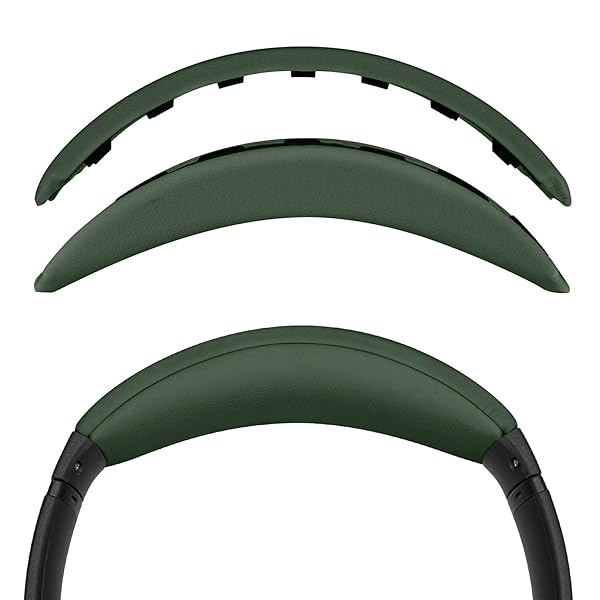 ヘッドバンド 互換性 ヘッドホンヘッドバンドプロテインレザーパッド ボーズ Bose QuietComfort 35 ii Gaming, QC35 II, QC35, QC45, QC SE 対応 交換用 (緑)