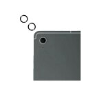【2枚入り】For Galaxy Tab S10 FE カメラフィルム Galaxy Tab S10 FE 用 レンズ保護フィルム 強化ガラス 極薄 旭硝子製 耐衝撃 高透過率 キズ防止 指紋防止 気泡防止 高透過率 貼り付け簡単 (ブラック)