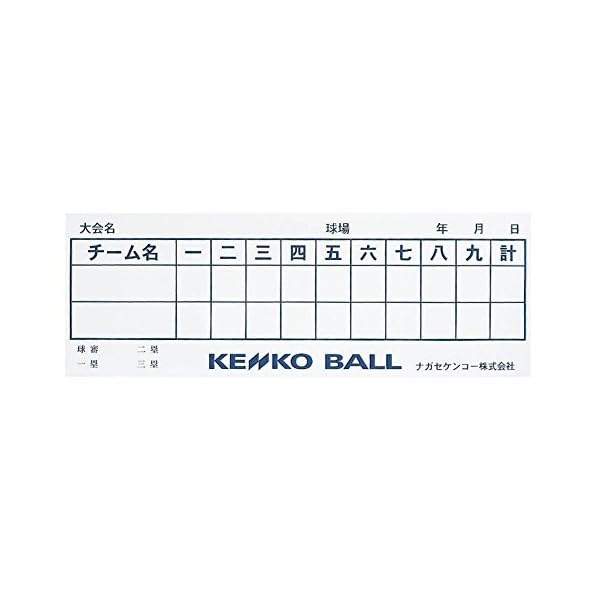 ケンコーボール 得点表 野球 ソフト