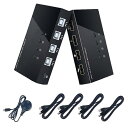 USB2.0切替器 4入力4出力 USB切替器+ハブ 4台用 アップルMAC対応 キーボード マウス プリンター パソコン 切替器 KVMスイッチ
