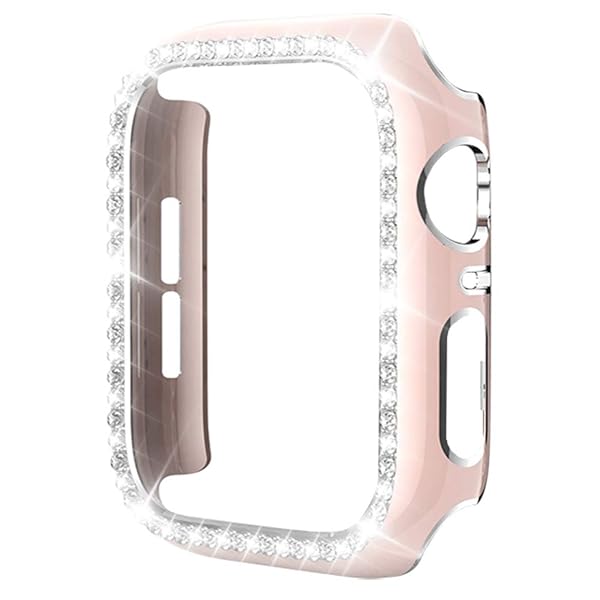 対応Apple Watch4/5/6/SE/SE2 保護ケース 44mm アップルウォッチ 4 専用カバー 傷防止 ラインストーン ..