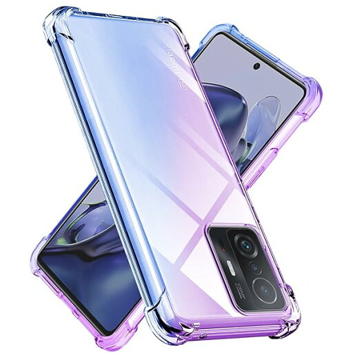 Xiaomi 11T Pro ケース Xiaomi 11T ケース 透明 クリア TPU 薄型 軽量シリコン グラデーション色 ケース 耐衝撃 指紋防止 防塵 一体型 人気 携帯カバー スマホケース11T Pro 専用 (パープルブルー) Xiaomi 11T Pro ケース Xiaomi 11T ケース 透明 クリア TPU 薄型 軽量シリコン グラデーション色 ケース 耐衝撃 指紋防止 防塵 一体型 人気 携帯カバー スマホケース11T Pro 専用 (パープルブルー)