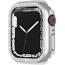 【2021新モデル】Apple Watch Series 8/7 45mm 専用ケース ラインストーン お洒落 傷防止 超簿軽量 PC材質 アップルウォッチ 7...