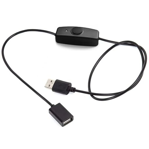 USB延長ケーブル スイッチ付き 充電 データ転送可 PC対応 長さ1m USB延長ケーブル スイッチ付き 充電 データ転送可 PC対応 長さ1m