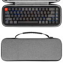 コンパクト キーボード ケース、ハードシェル トラベル キャリーバッグ、RK Royal KLUDGE RK68、Keychron K6、Keychron K6 Pro、Keychron k7、Keychron k7 Pro に対応