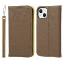 iPhone14 ケース 本革 iphone14ケース アイホン14ケース スマホケース iphone 14 ストラップ レザー 高級牛革 財布型 カード収納(アイホン14/いphone14/アイフォン14/あいふぉん14 通用 6.1インチ対応)-