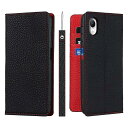 Galaxy A23 5G ケース ギャラクシーa23 5g ケース sc56c ケース 本革 au スマホケース SCG18 SC-56C ストラップ 手帳型 docomo 牛革 レザー ドコモ samsung サムスン 耐衝撃 カード収納-ブラッ