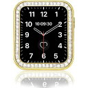 対応Apple Watch7/8 保護ケース 41mm アップルウォッチ 7 金属カバー 彩りラインストーン 傷防止 お洒落 キラキラ 装着簡単 Apple Watch 8 保護バンパ(41mm|ゴードル)